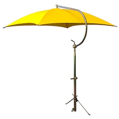 UTA0479   Yellow 1 Post Umbrella